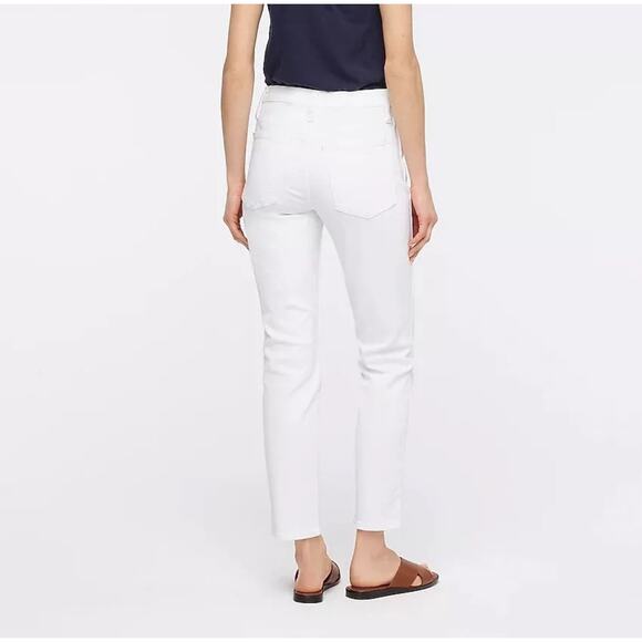 NWT J.Crew Vintage Straight Buttonfly Jean In White Size 33 - Picture 3 of 8
